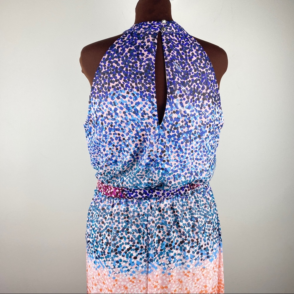 Multi-Color Halter Maxi Dress - Picture 5 of 15